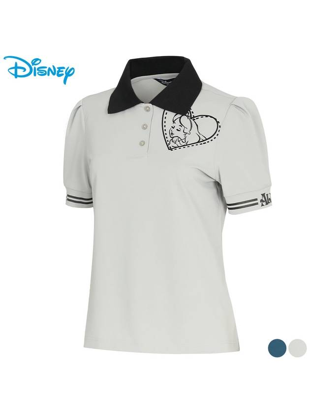 Shirring Sleeve Collar T-Shirt DN2LTS037 - DISNEY GOLF - BALAAN 1