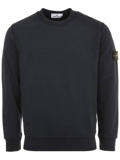 6100044 Organic Cotton Fleece Sweatshirt Navy - STONE ISLAND - BALAAN 2