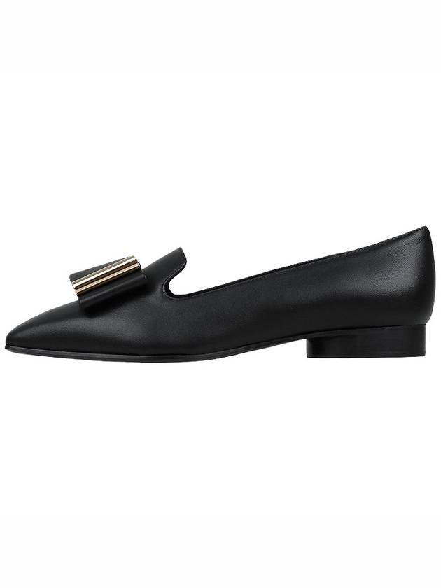 Double bow loafers black - SALVATORE FERRAGAMO - BALAAN 4