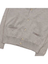 Fox Head Patch Classic Cardigan Beige Melange - MAISON KITSUNE - BALAAN 8