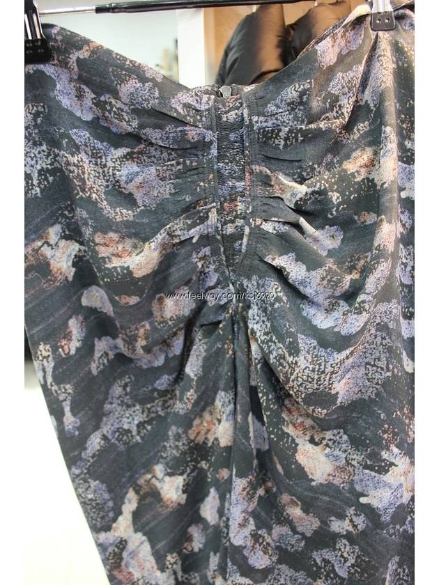 Women's Drape Shirring Pleated Skirt JU033714H028I 02FK - ISABEL MARANT - BALAAN 5