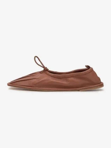 Punterra Flat Shoes Chestnut WFR21PUNT003CHESTNUT - HEREU - BALAAN 1