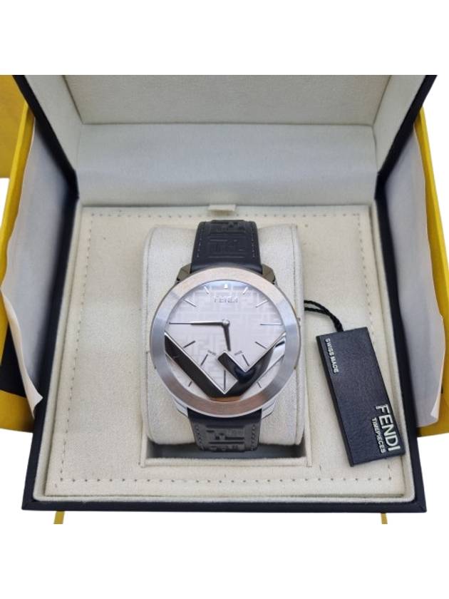 F Is Logo 41mm Watch Silver - FENDI - BALAAN 5