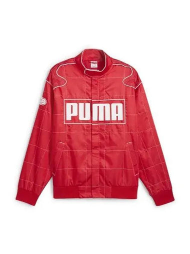 Archive Seasonal Relaxed Racer Jacket Red - PUMA - BALAAN 1