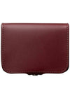 Josh Leather Coin Wallet Burgundy - A.P.C. - BALAAN 7