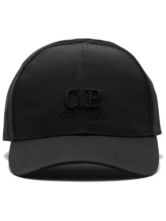 Chrome R GoGGle Ball Cap Black - CP COMPANY - BALAAN 3