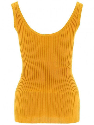 Women's Knit Sleeveless Yellow - CHLOE - BALAAN 1