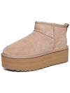 Classic Ultra Mini Platform Winter Boots Sand - UGG - BALAAN 7