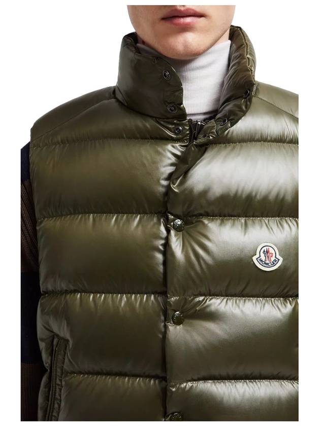 Tibb Down Vest Olive Green - MONCLER - BALAAN 6