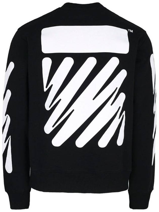 Wave Diag Sweatshirt Black - OFF WHITE - BALAAN 2