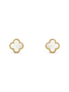 Sweet Alhambra Earrings Gold White - VANCLEEFARPELS - BALAAN 2