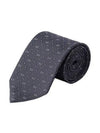 GG Dot Pattern Silk Tie Navy - GUCCI - BALAAN.