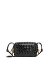 Intrecciato Loop Camera Mini Shoulder Bag Black - BOTTEGA VENETA - BALAAN 2