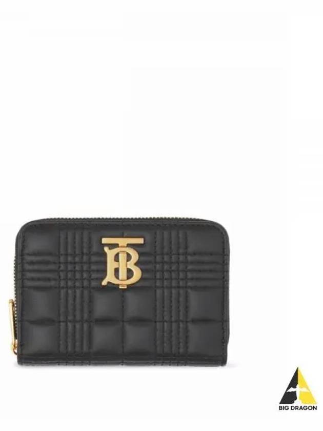 Women's Lola Quilted Zipper Card Wallet Black - BURBERRY - BALAAN 2