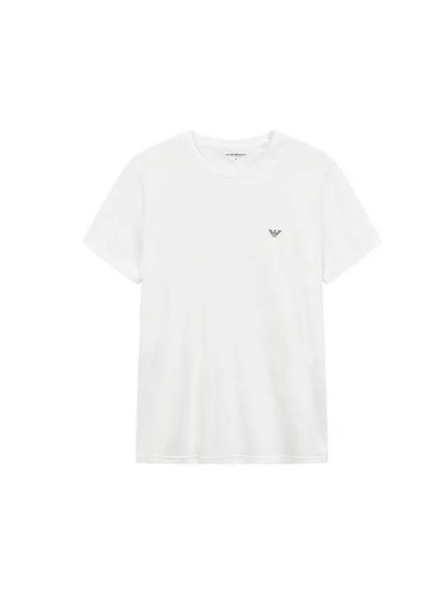 UNDERWEAR Men s Mini Eagle Logo Lounge T Shirt White - EMPORIO ARMANI - BALAAN 1