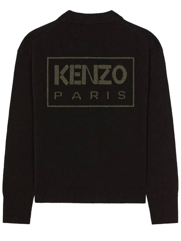 22FW Women's Balk Flower Logo Cardigan 2CA342 3LC 99 - KENZO - BALAAN 3