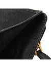 Saffiano Tri-Fold Leather Half Wallet Black - PRADA - BALAAN 9