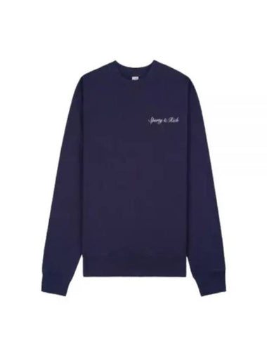 Syracuse Crewneck NavyWhite CRAW2338NA - SPORTY & RICH - BALAAN 1