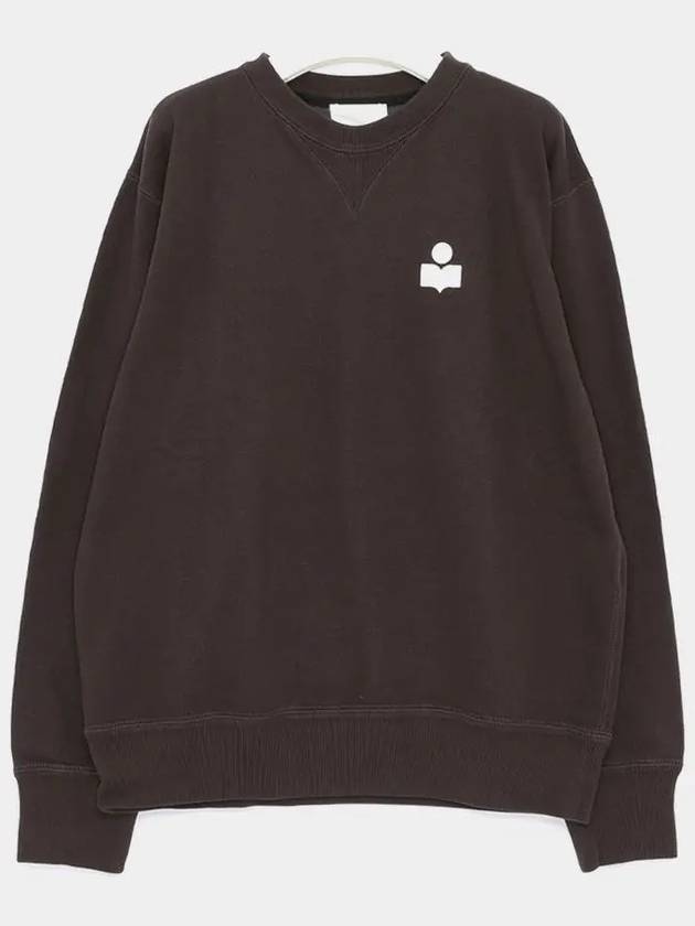 Mike Logo Cotton Sweatshirt Black - ISABEL MARANT - BALAAN 3