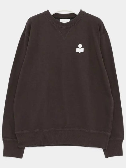 Mike Logo Cotton Sweatshirt Black - ISABEL MARANT - BALAAN 2