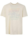 Hugo Logo Short Sleeve T-shirt Ecru - ISABEL MARANT - BALAAN 1