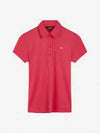 Alaya Jacquard Short Sleeve Polo Shirt Azalea - J.LINDEBERG - BALAAN 2