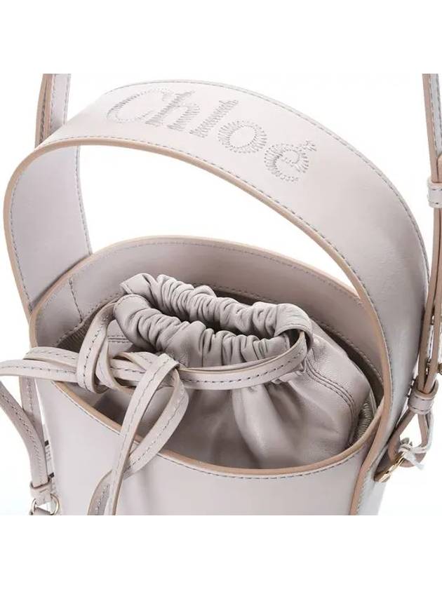 Sense Leather Bucket Bag Grey - CHLOE - BALAAN 6