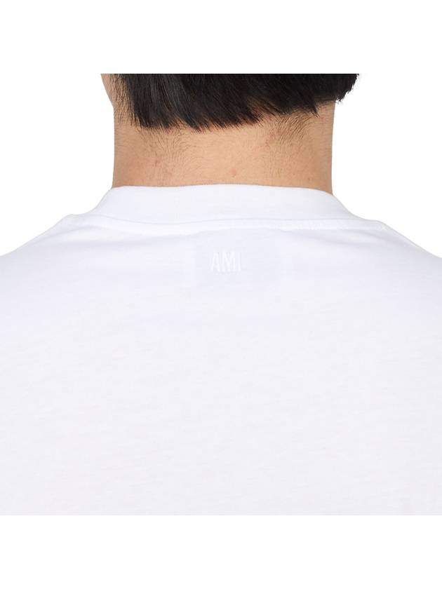 De Coeur Short Sleeve T-Shirt White - AMI - BALAAN 7