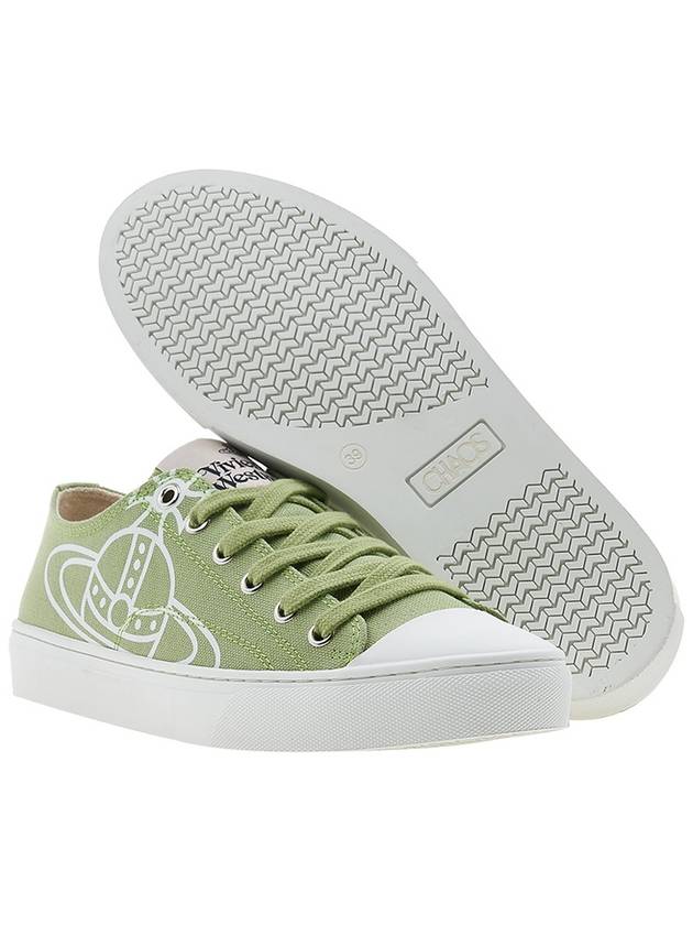 ORB Logo Low Top Sneakers Green - VIVIENNE WESTWOOD - BALAAN 6