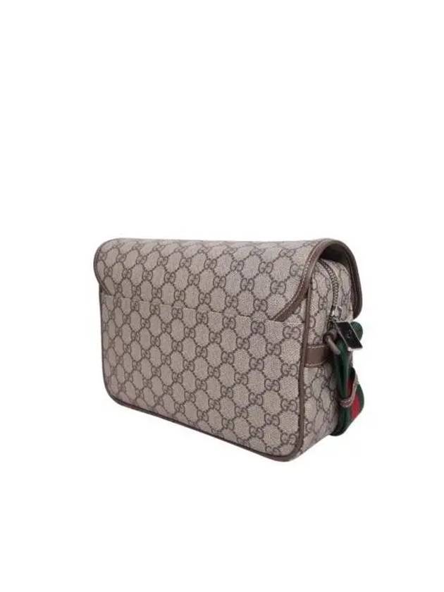 Ophidia GG Messenger Bag Beige Ebony - GUCCI - BALAAN 5