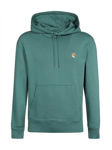 Fox Head Patch Regular Hoodie Teal Grey - MAISON KITSUNE - BALAAN 1