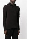 Lens Wappen Cotton Hoodie Black - CP COMPANY - BALAAN 4