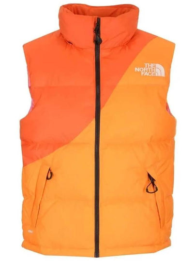 High Neck Padded Vest Orange - THE NORTH FACE - BALAAN 2