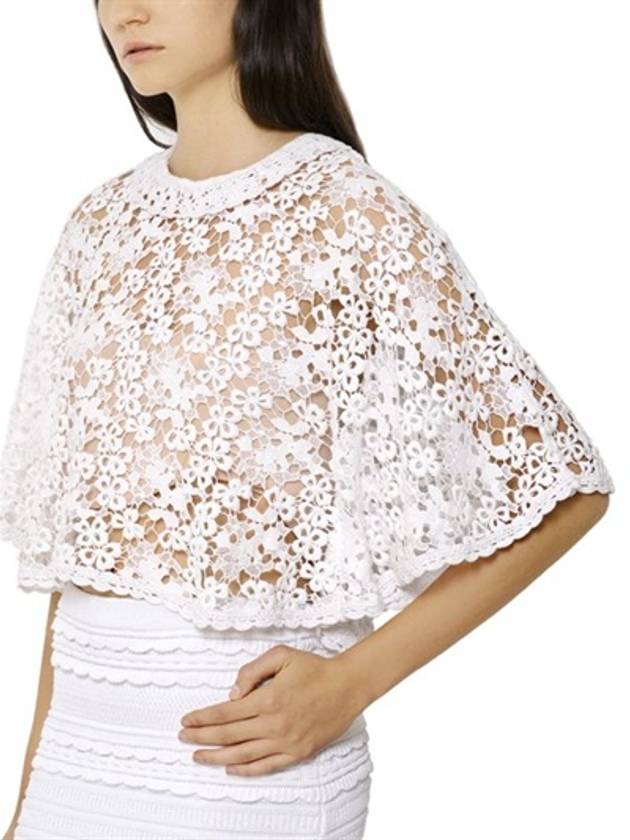 Isabel Marant EtoileCOTTON CROCHETED LACE CAPE - ISABEL MARANT - BALAAN 3