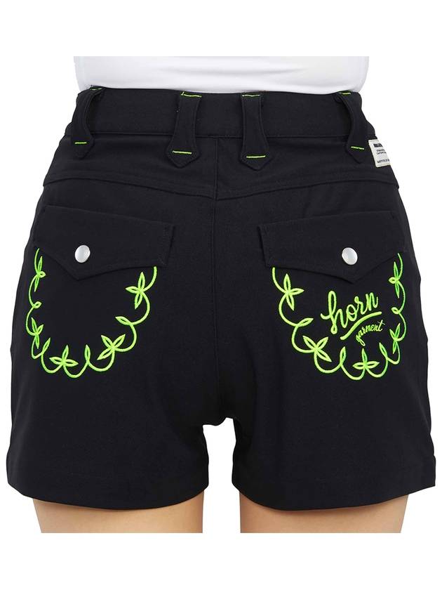 Women's Rocker Shorts Black - HORN GARMENT - BALAAN 8