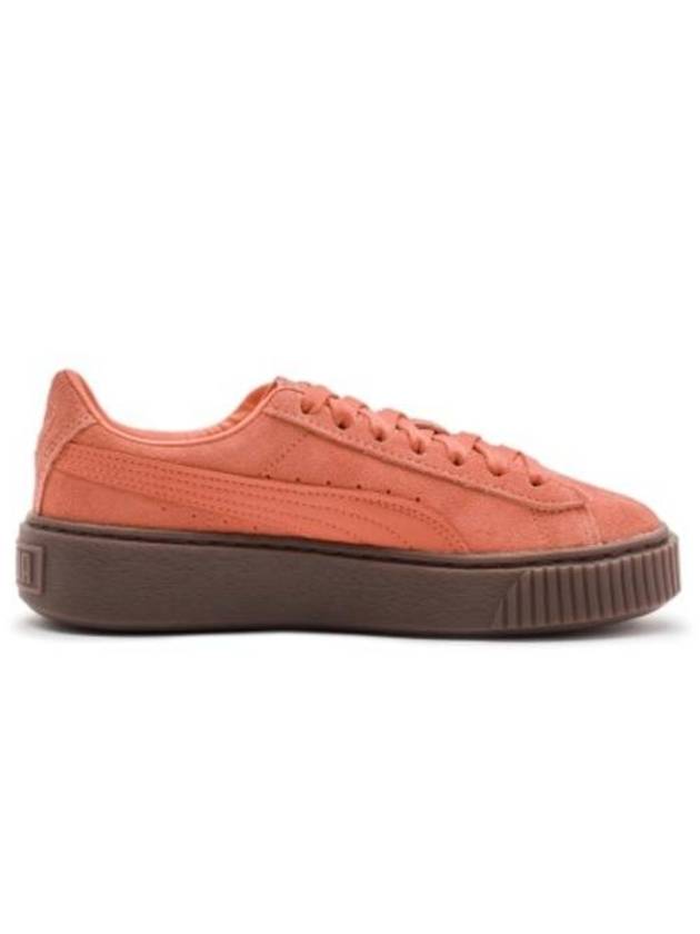 Platform Suede Low-Top Sneakers Bright Melon - PUMA - BALAAN 3