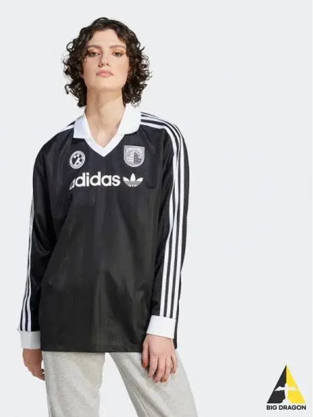 Football long sleeve tee BLACK - ADIDAS - BALAAN 1