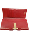 Women s Ferragamo 22B559 Red Rock Buckle Long Wallet - SALVATORE FERRAGAMO - BALAAN 7