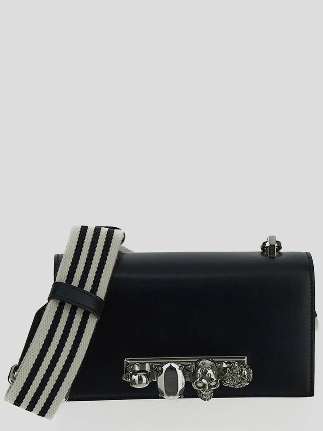 Jewel Satchel Cross Bag Black - ALEXANDER MCQUEEN - BALAAN 13