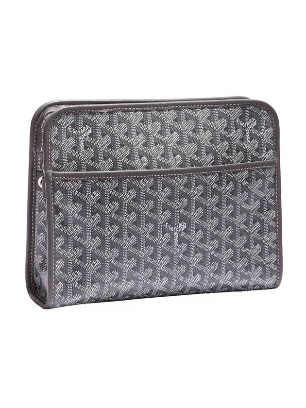 Jouvence MM Toiletry Clutch Bag Grey - GOYARD - BALAAN 1