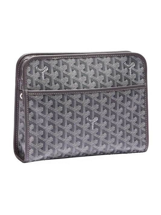 Jouvence MM Toiletry Clutch Bag Grey - GOYARD - BALAAN 1