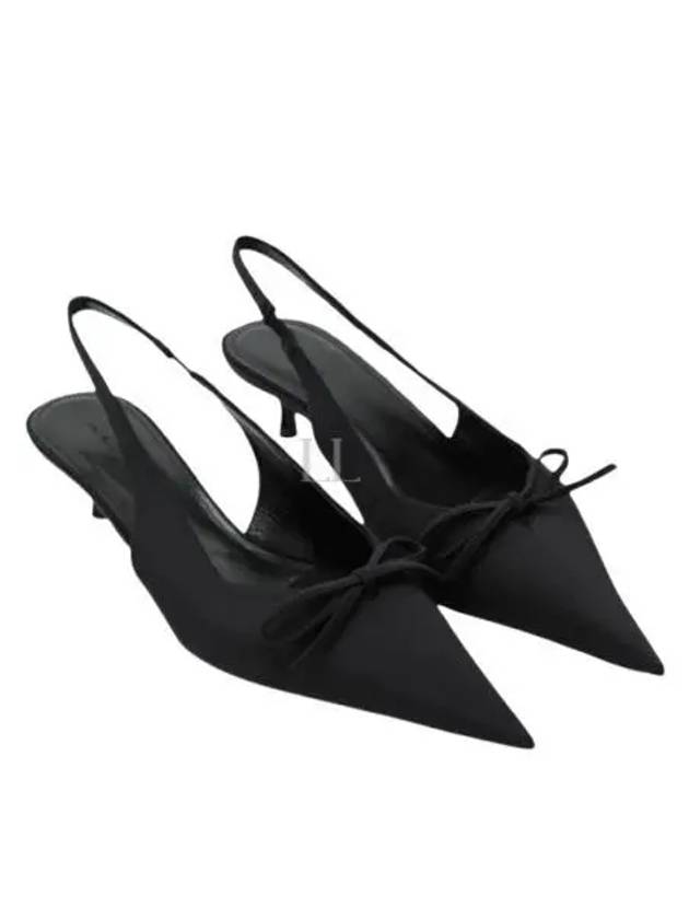 Knife Bow Slingback Heel Black - BALENCIAGA - BALAAN 2