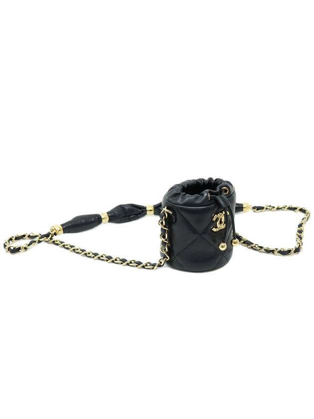 Really clean hard to find product Pillow Crush Mini Bucket Bag AP2330 Card Cross - CHANEL - BALAAN 3