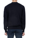 Lens Cotton Cardigan Navy - CP COMPANY - BALAAN 6