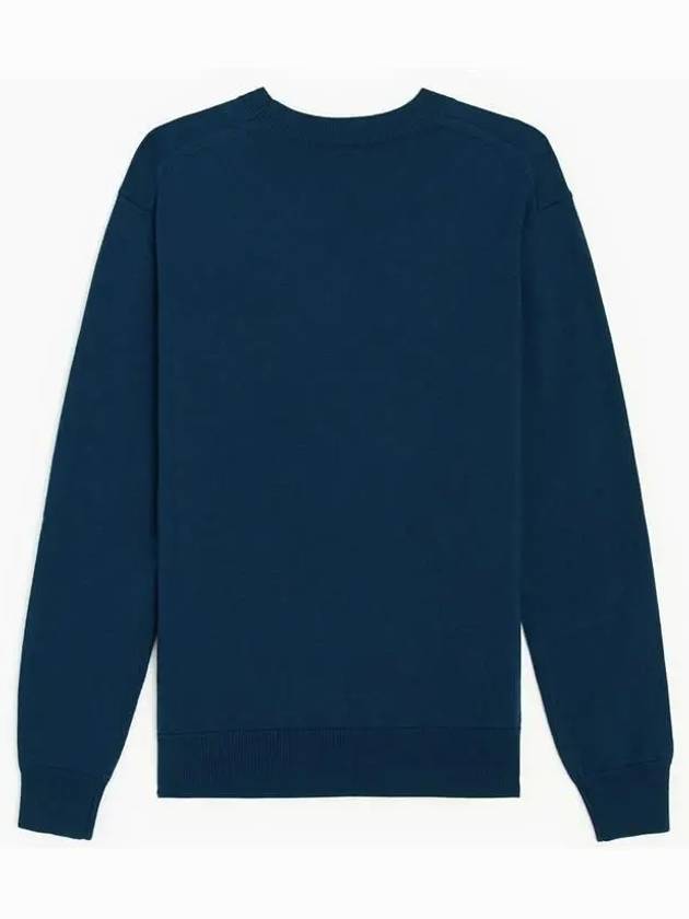 Tiger Logo Wool Knit Top Midnight Blue - KENZO - BALAAN 7