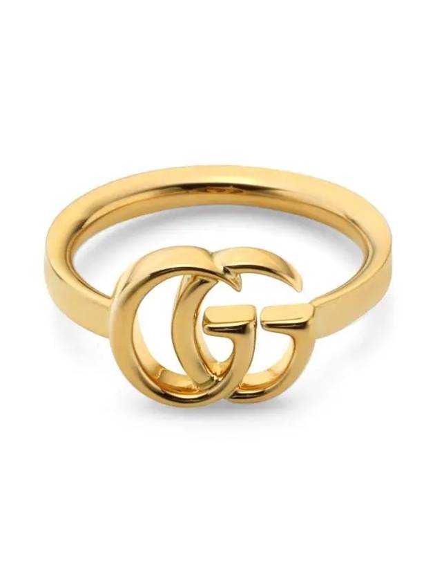 Double G Logo Ring YBC525690001 Gold - GUCCI - BALAAN 3