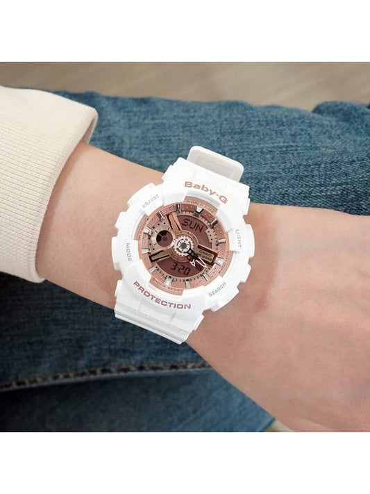 Baby-G Urethane Watch Rose Gold White - G-SHOCK - BALAAN 2