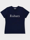 Serif Logo Tshirt NAVY - RUBATI - BALAAN 5