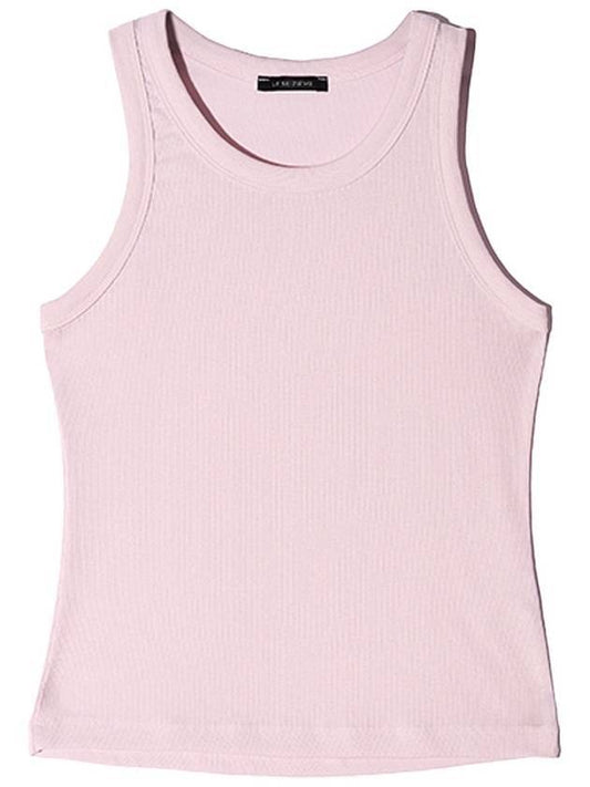 Elodie ribbed sleeveless pink - LESEIZIEME - BALAAN 1