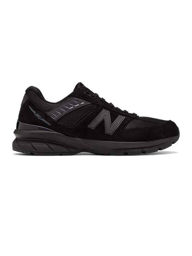 990V5 Low Top Sneakers Triple Black - NEW BALANCE - BALAAN 1